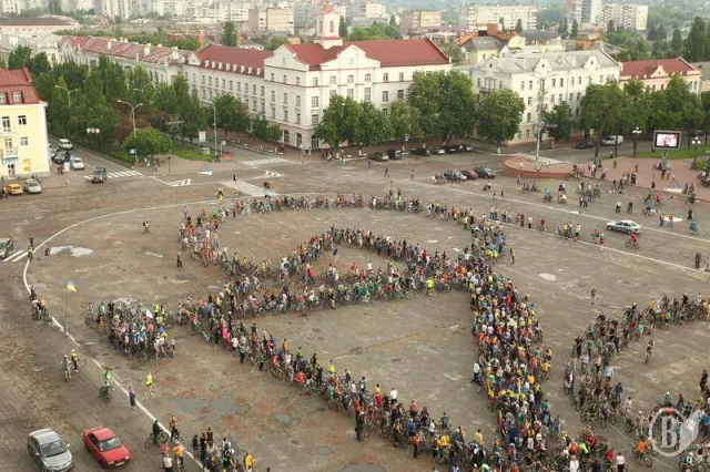 «Живий велосипед» у Чернігові (Фоторепортаж) + (Відео) — фото 3