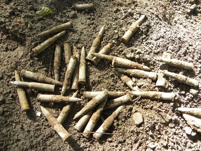 На території школи  знайшли 140 набоїв до стрілецької зброї часів війни (Фото) — фото 2