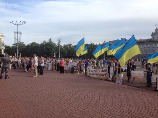 На Красній площі пройшов мітинг під назвою «Разом завадимо недостойним людям прийти до влади!» (Фоторепортаж) — фото 6