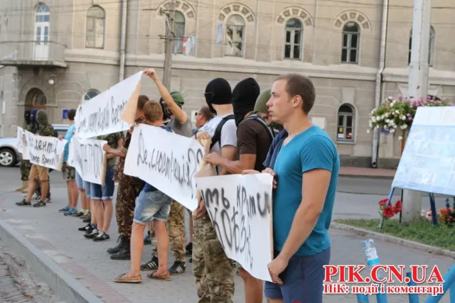 «Правий Сектор» протестував проти протиправних дій міліції 3 серпня в Одесі (Фоторепортаж) + (Відео) — фото 8