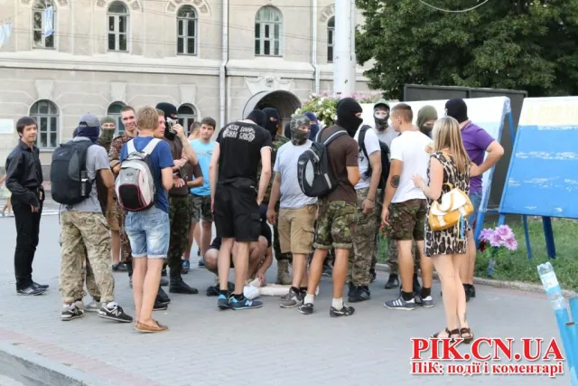 «Правий Сектор» протестував проти протиправних дій міліції 3 серпня в Одесі (Фоторепортаж) + (Відео) — фото 9