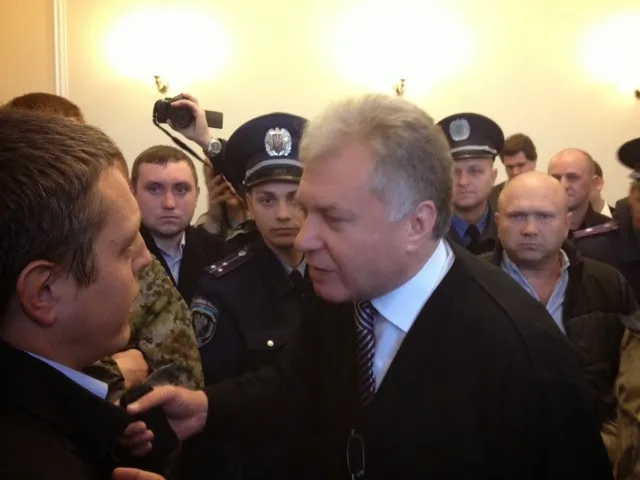 Бійці 41 батальйону вимагають відставки Соколова (Фоторепортаж) — фото 1